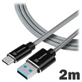 Cable USB 3.0 / USB Tipo-C Goobay - 3m - Negro