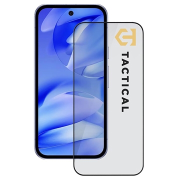 Protector de pantalla de cristal templado Tactical Glass Shield 5D para Google Pixel 9a - Borde negro