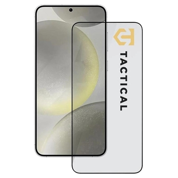 Protector de pantalla de cristal templado Tactical Glass Shield 5D para Samsung Galaxy S25+/S24+ - Borde negro