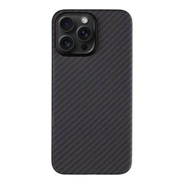 Carcasa para iPhone 15 Pro Max Tactical MagForce - Fibra de Carbono / Negro