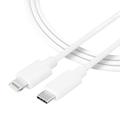 Cable Tactical Smooth USB-C / Lightning iPhone, iPad, iPod - 2m - Blanco