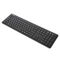 Targus Teclado inalámbrico de tamaño normal - Diseño nórdico, QWERTY - Negro