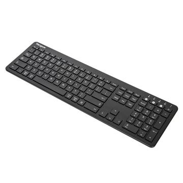 Targus Teclado inalámbrico de tamaño normal - Diseño nórdico, QWERTY - Negro