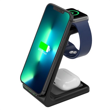 3-in-1 Wireless Charging Station - iPhone, Apple Watch, AirPods