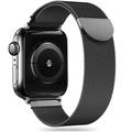 Correa Tech-Protect Milanese para Apple Watch Series 9/8/SE (2022)/7/SE/6/5/4/3/2/1 - Negro