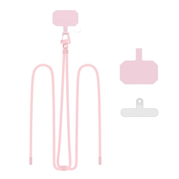 Correa para teléfono inteligente Tech-Protect C5S CrossBody - Rosa claro