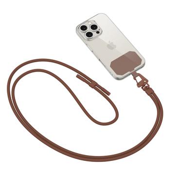 Correa para teléfono inteligente Tech-Protect C5S CrossBody - Marrón