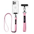 Cordón bandolera de cuerda 2 en 1 Tech-Protect C6S - Rosa bebé