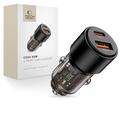 Tech-Protect CC03 Cargador de coche de doble puerto de 95W - Negro