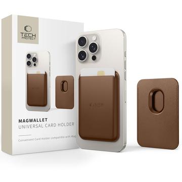 Tech-Protect MagWallet MagSafe Tarjetero - Marrón