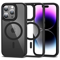 Carcasa Tech-Protect Magmat para iPhone 15 Pro - Compatible con MagSafe - Translúcido Negro