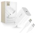 Tech-Protect NC20W Cargador de pared con cable Lightning - Blanco