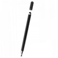 2-in-1 Universal Capacitive Stylus Pen - 4 Pcs. - Black