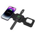 Cargador Inalámbrico Magnético Plegable 3 en 1 Tech-Protect QI15W-A24