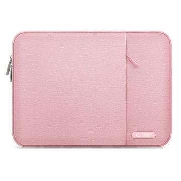 Funda para portátil Tech-Protect Sleevy con bolsillo lateral - 13-14" - Rosa polvorienta
