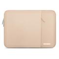 Tech-Protect Sleevy Funda para portátil con bolsillo lateral - 15-16" - Caffe Latte