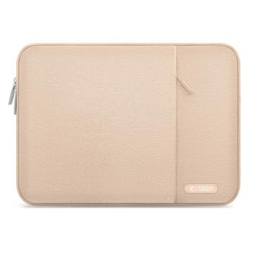 Tech-Protect Sleevy Funda para portátil con bolsillo lateral - 15-16" - Caffe Latte