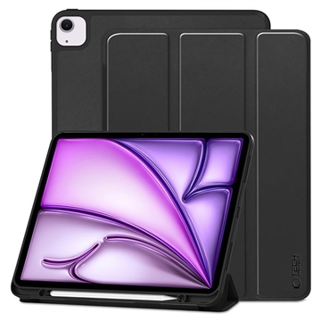 Funda tipo folio triple Tech-Protect SmartCase Pen para iPad Air 13 2024/2025 - Negro