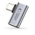Tech-Protect UltraBoost AA01 Adaptador USB-C en ángulo recto - 40Gbps - Gris