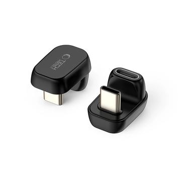 Tech-Protect UltraBoost AA04 40Gbps Ángulo Adaptador USB-C - Negro