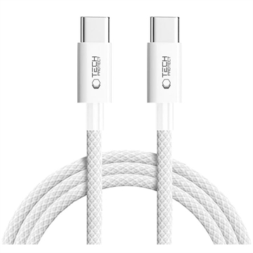 Tech-Protect UltraBoost Classic Cable Type-C - PD60W/3A, 2m - Blanco