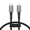 Tech-Protect UltraBoost DNA Cable Lightning - PD 27W/3A, 25cm - Gris Hierro