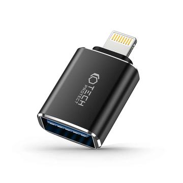Tech-Protect UltraBoost Adaptador Lightning a USB-A - Negro