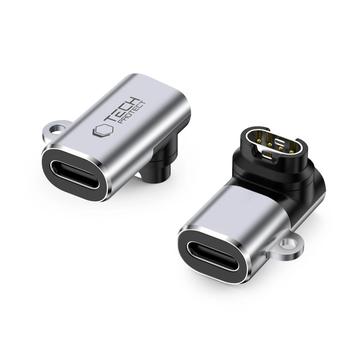 Tech-Protect UltraBoost Adaptador USB-C para relojes Garmin - 5W - Gris