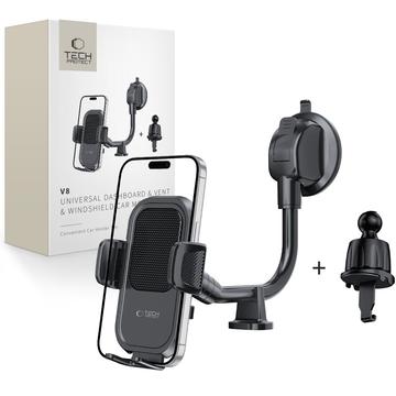 Tech-Protect V8 Soporte Telescópico Universal para Coche - Negro