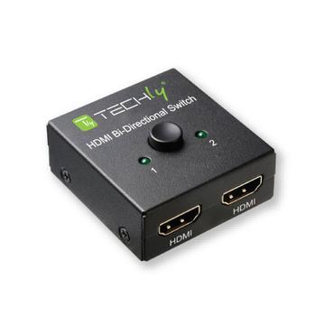 Conmutador HDMI bidireccional de 2 puertos Techly - 4K