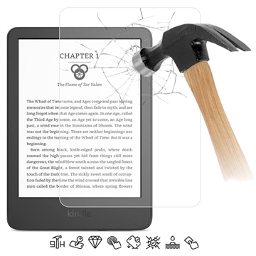 Protector de pantalla de vidrio templado para Amazon Kindle Colorsoft Kids - 9H - Case Friendly - Transparente