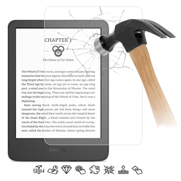 Protector de pantalla de vidrio templado para Amazon Kindle Colorsoft Signature Edition - 9H - Case Friendly - Transparente
