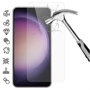 Protector de pantalla de cristal templado Samsung Galaxy S25 Edge con desbloqueo por huella dactilar - Transparente
