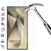 Protector de pantalla de cristal templado Samsung Galaxy S25 Ultra con desbloqueo por huella dactilar - Transparente