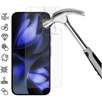 Protector de pantalla de vidrio templado para Google Pixel 10 Pro - 9H - Case Friendly - Transparente