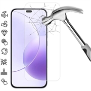 Protector de pantalla de vidrio templado para Honor X70i - 9H - Case Friendly - Transparente