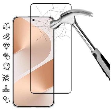 Huawei Pura 80 Pro/80 Pro+/80 Ultra Full Cover Protector de pantalla de vidrio templado - 9H - Borde negro