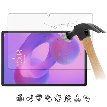 Protector de pantalla de vidrio templado para Lenovo Idea Tab - 9H - Case Friendly - Transparente