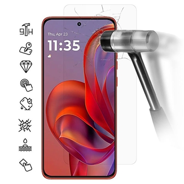 Protector de pantalla de vidrio templado para Motorola Edge 60 Neo - 9H - Case Friendly - Transparente