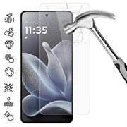 Protector de pantalla de vidrio templado para Motorola Edge 70 - 9H - Case Friendly - Transparente