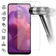 Protector de Pantalla de Cristal Templado para Motorola Moto G24 - Case Friendly - Claro