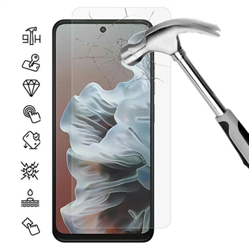 Protector de pantalla de vidrio templado para Motorola Moto G36 - 9H - Case Friendly - Transparente