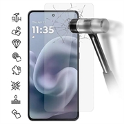 Protector de pantalla de vidrio templado para Motorola Moto G86 Power - 9H - Case Friendly - Transparente