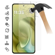 Protector de pantalla de vidrio templado para Motorola Moto G86 - 9H - Case Friendly - Transparente