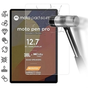 Protector de pantalla de vidrio templado para Motorola Moto Pad 60 Pro - 9H - Case Friendly - Transparente