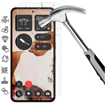 Protector de pantalla de vidrio templado para Nothing CMF Phone 2 Pro - 9H - Case Friendly - Transparente