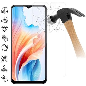 Protector de Pantalla de Cristal Templado para Oppo A59 - 9H - Case Friendly - Claro
