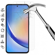 Protector de Pantalla de Cristal Templado - 9H para Samsung Galaxy A35 - Case Friendly - Claro