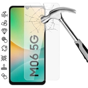 Protector de pantalla de vidrio templado para Samsung Galaxy M06 - 9H - Case Friendly - Transparente