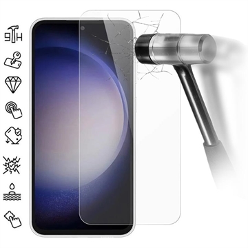 Protector de Pantalla de Cristal Templado - 9H para Samsung Galaxy S23 FE - Case Friendly - Claro